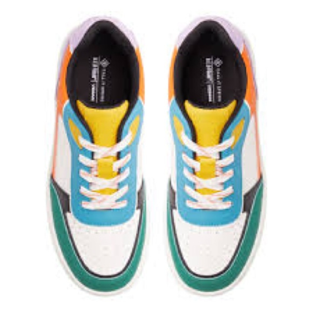 Multi Coloured Retro Inspired Sneakers